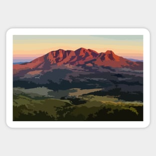 Larapinta Trail Painting Sticker